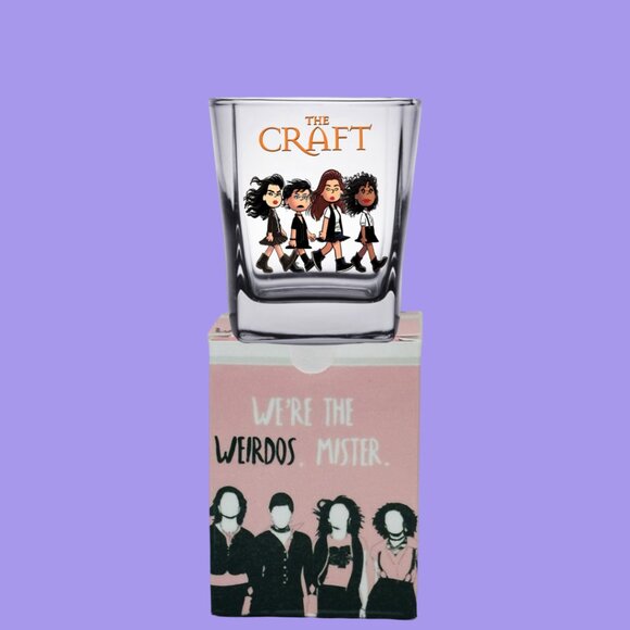 PEANUTS/ 90's and 2000 era MOVIES Mashup Shot Glasses/Gift Boxes, Unique Gift! - Picture 5 of 14